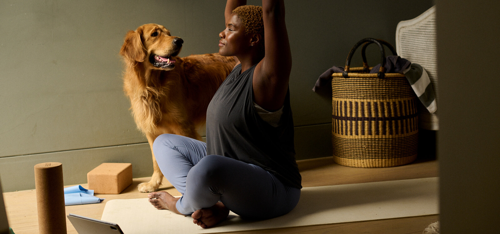 Woman doing yoga Woman doing yoga